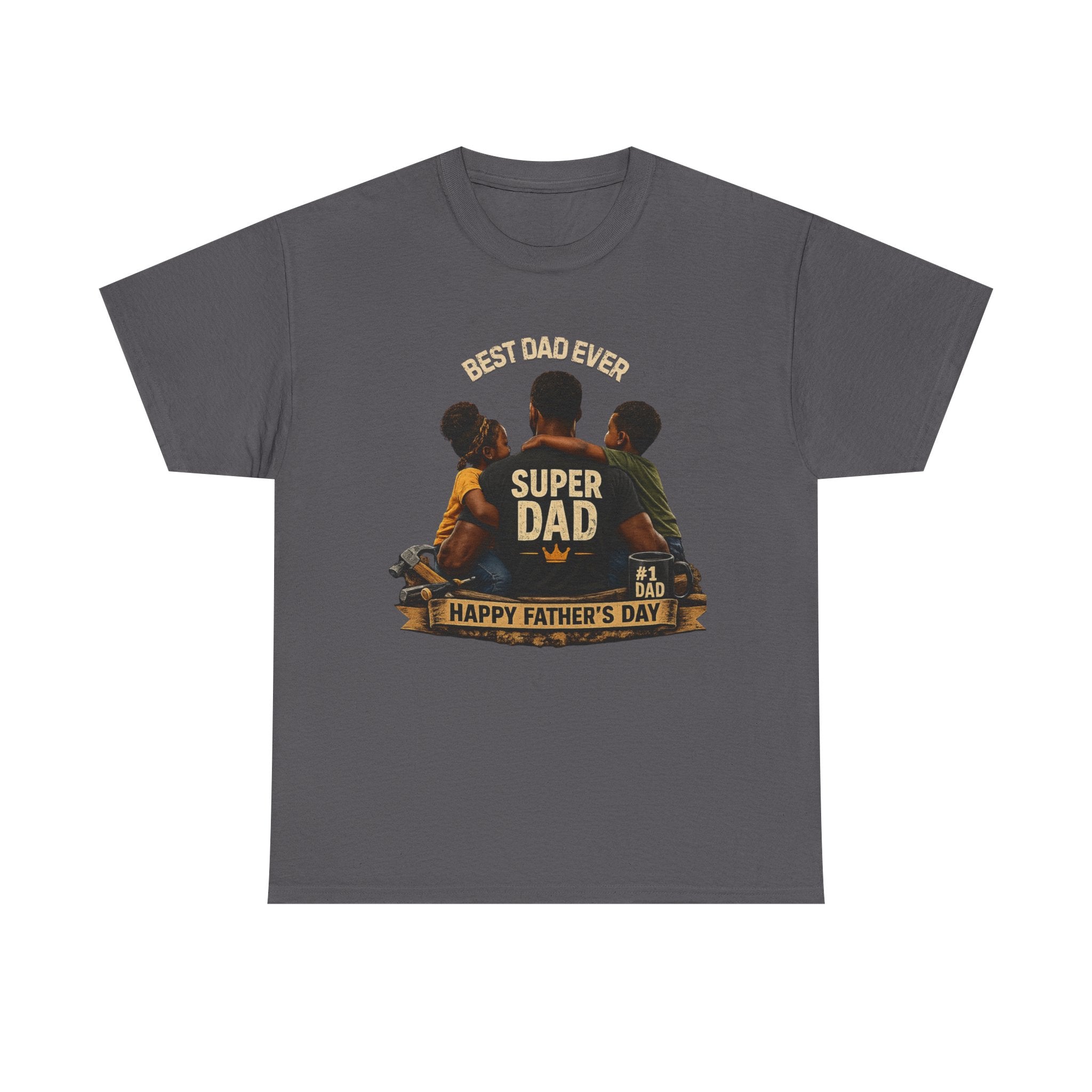 Super Dad T-Shirt — Best Dad Ever "Happy Father’s Day" Graphic Tee