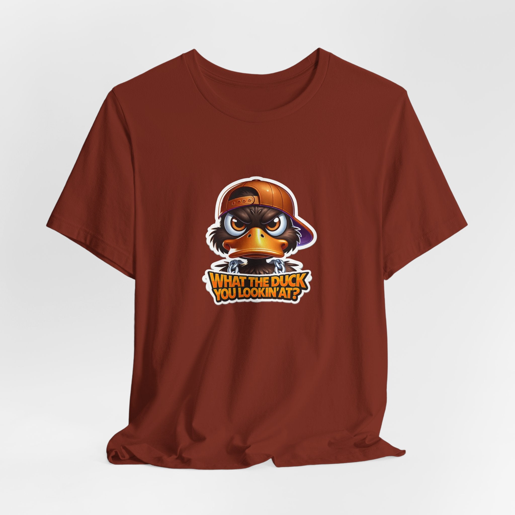 What The Duck You Lookin At? Duck Face Graphic Tee | Cute Cartoon Duck T-Shirt