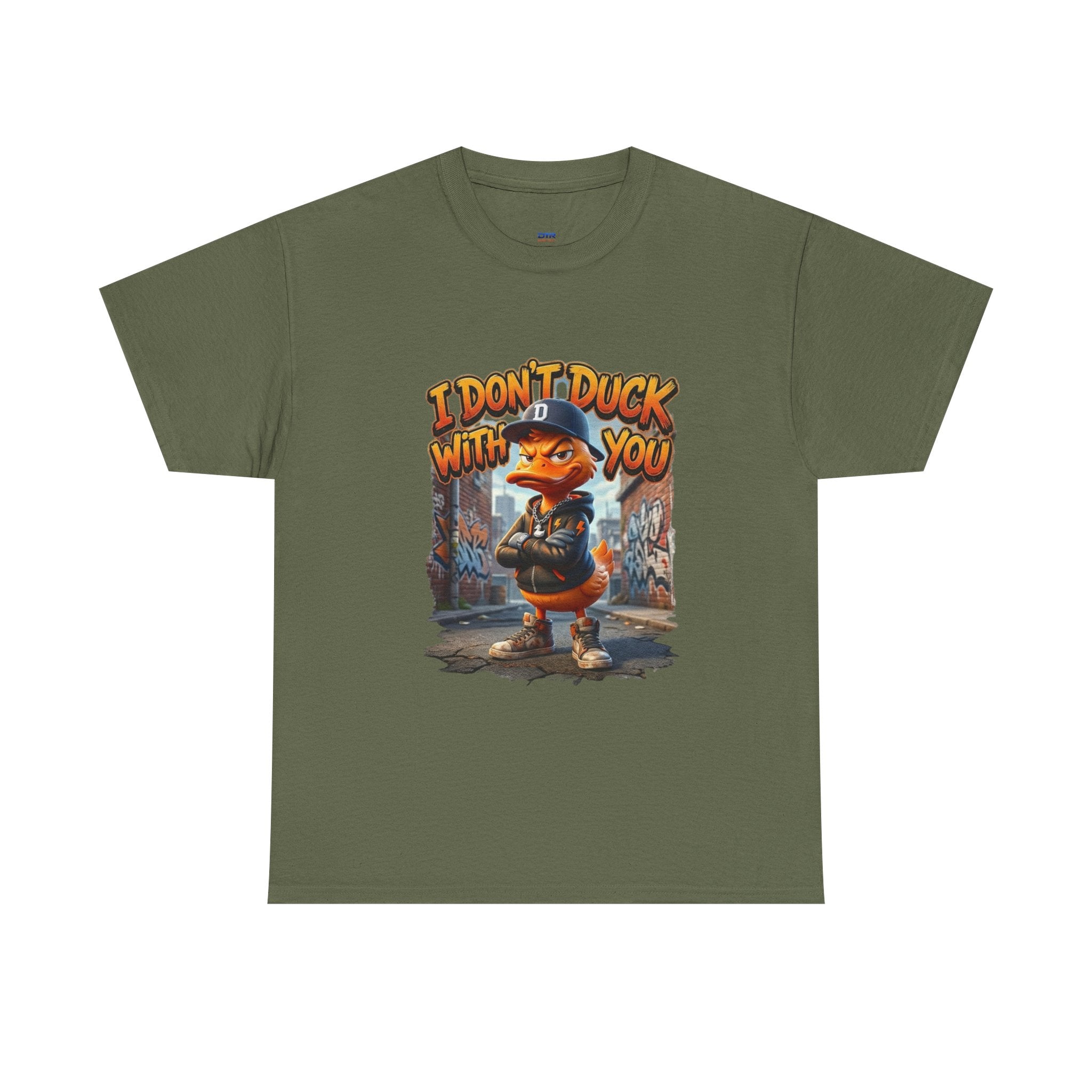 I Don't Duck With You duck character T-Shirt | streetwear graphic tee