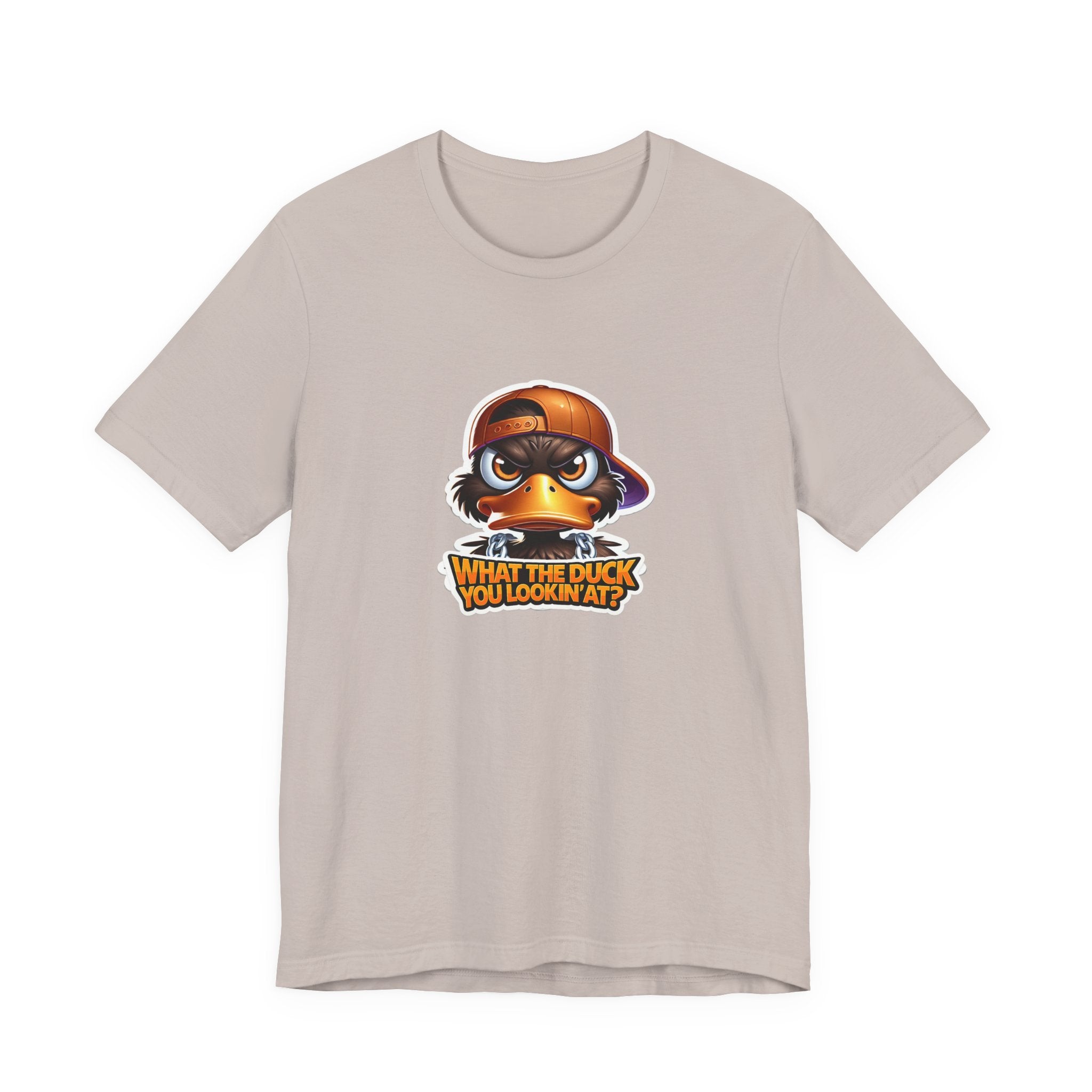 What The Duck You Lookin At? Duck Face Graphic Tee | Cute Cartoon Duck T-Shirt