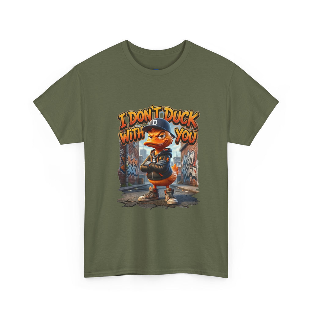 I Don't Duck With You duck character T-Shirt | streetwear graphic tee