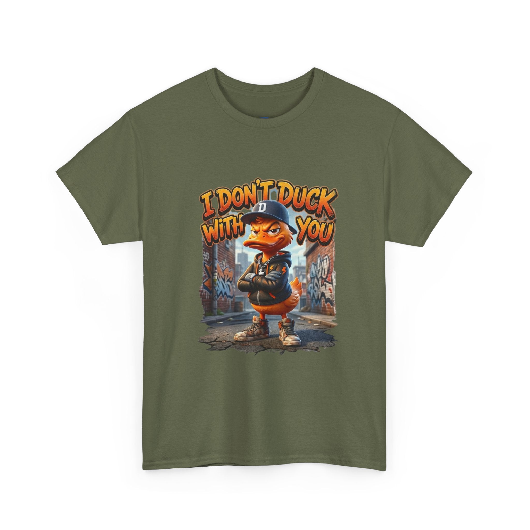 I Don't Duck With You duck character T-Shirt | streetwear graphic tee