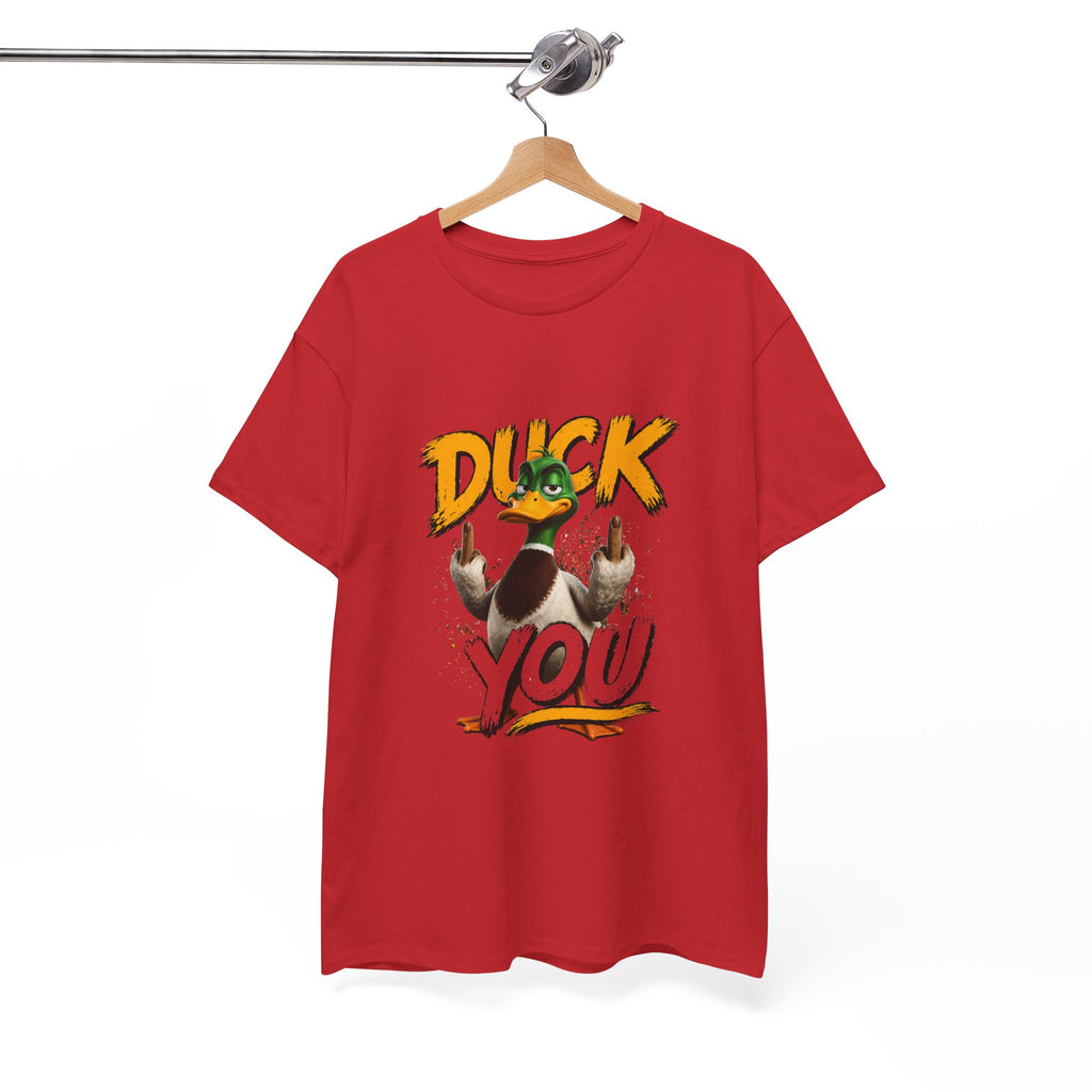 Duck You Graphic Tee — Funny Duck Middle Finger T‑Shirt