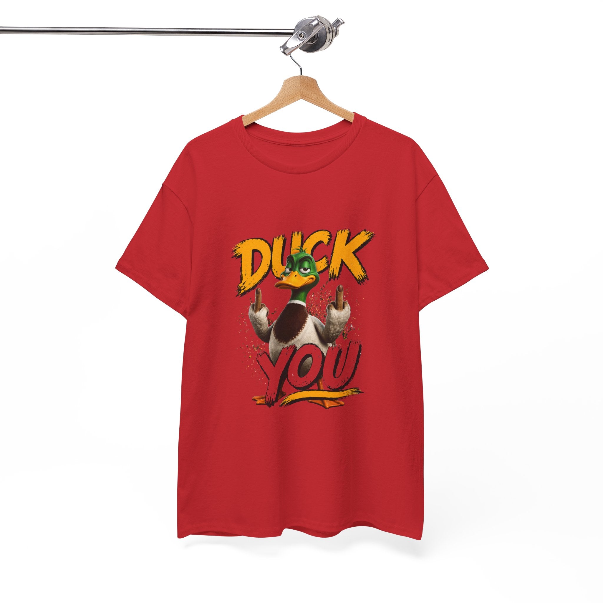 Duck You Graphic Tee — Funny Duck Middle Finger T‑Shirt