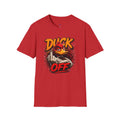 Graphic T-Shirt — 'Duck Off' Angry Duck Middle Finger Design