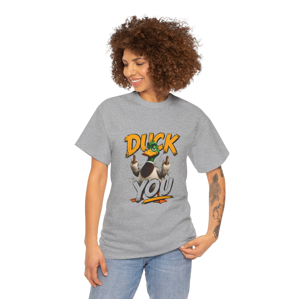 Duck You Graphic Tee — Funny Duck Middle Finger T‑Shirt