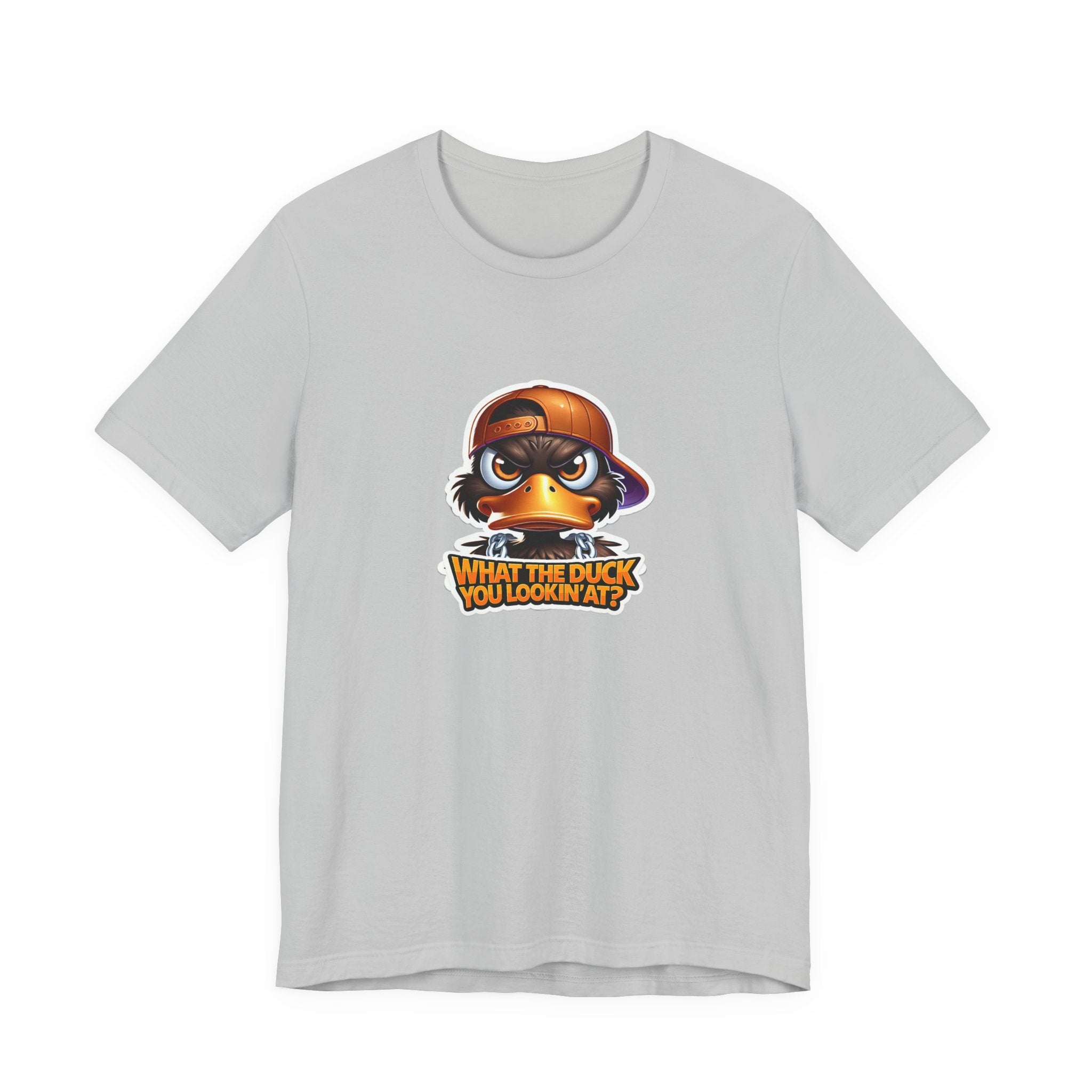 What The Duck You Lookin At? Duck Face Graphic Tee | Cute Cartoon Duck T-Shirt