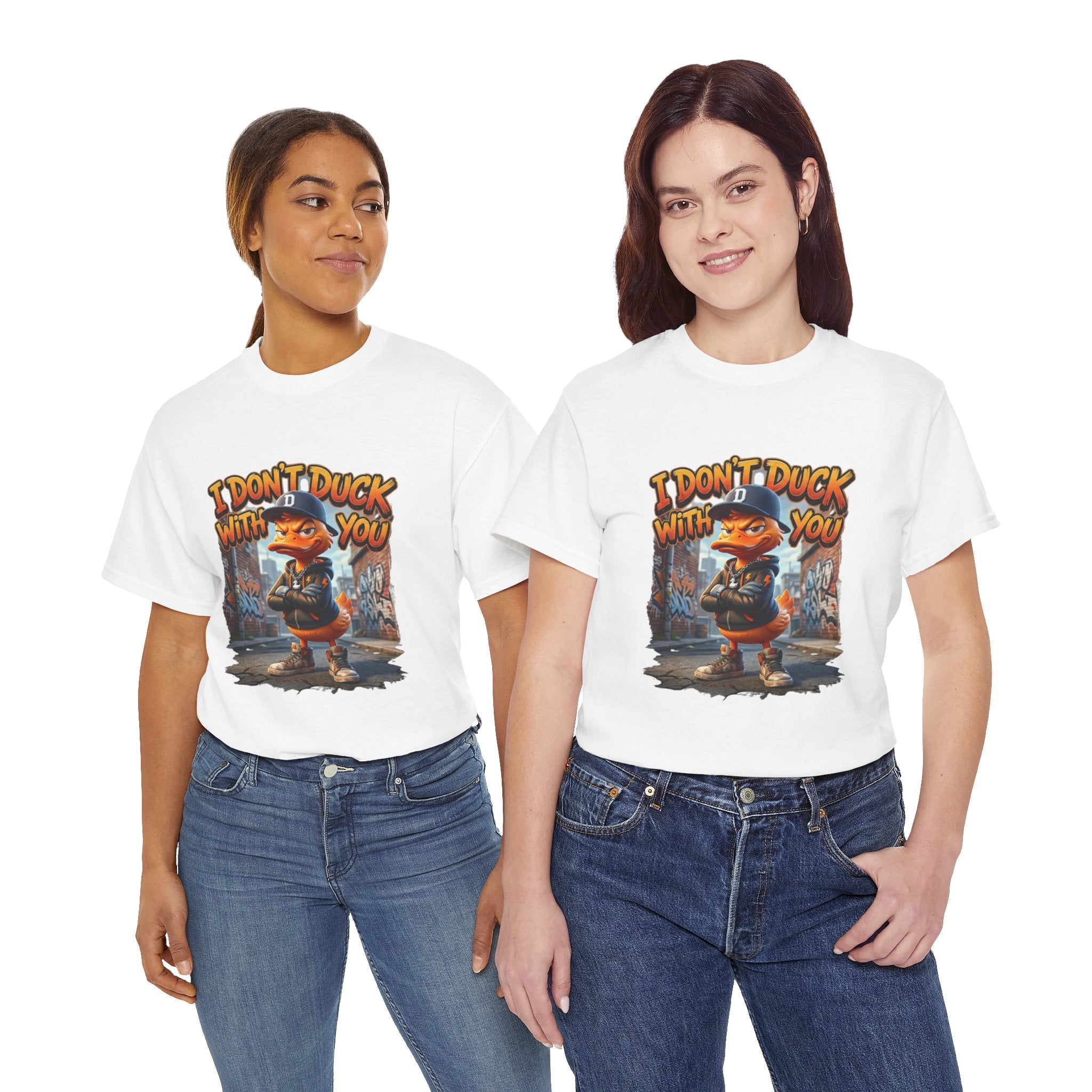 I Don't Duck With You duck character T-Shirt | streetwear graphic tee