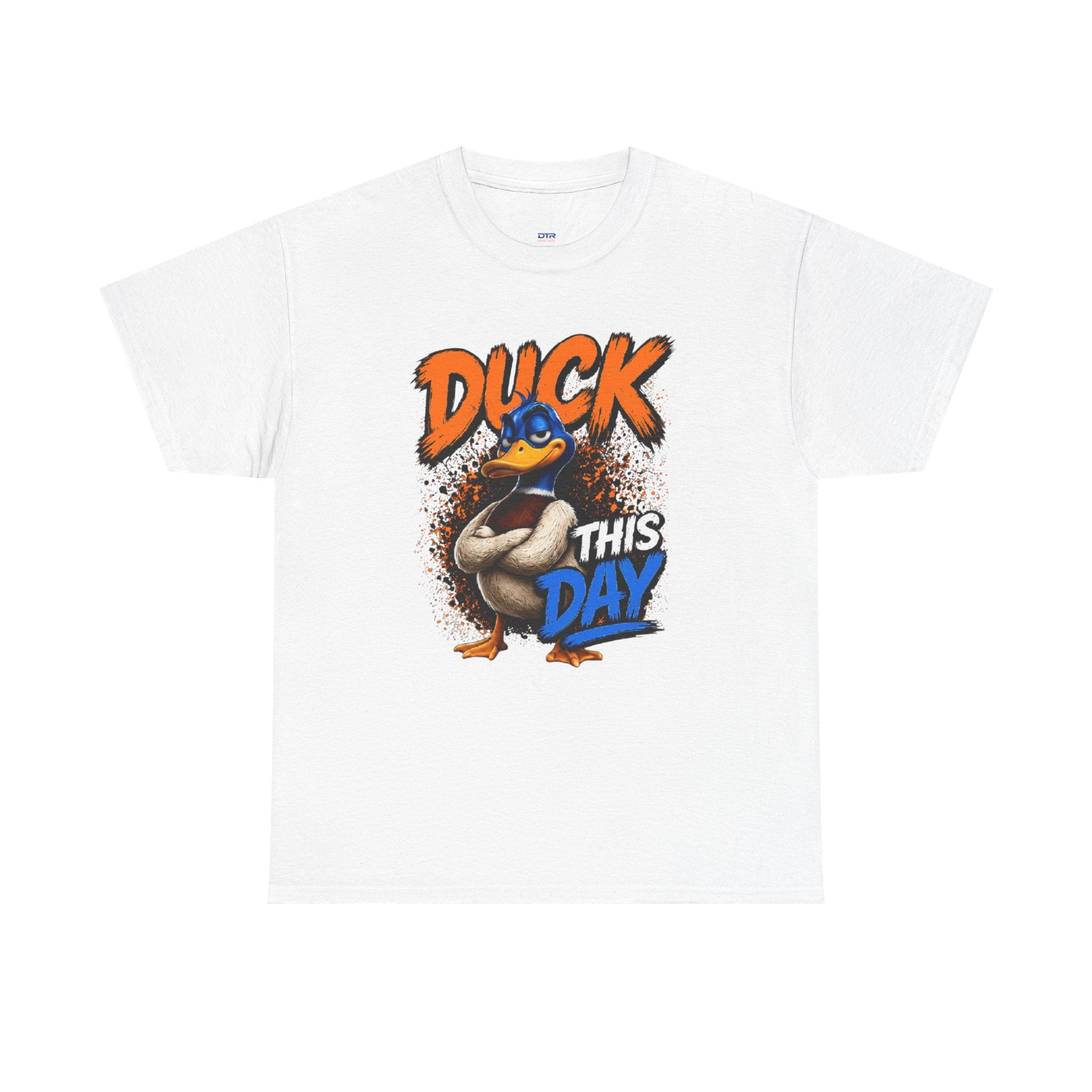 Duck This Day T‑Shirt – Funny Cartoon Duck Graphic Tee