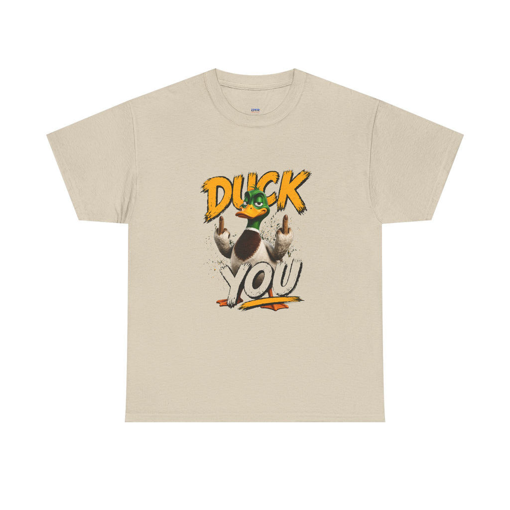 Duck You Graphic Tee — Funny Duck Middle Finger T‑Shirt