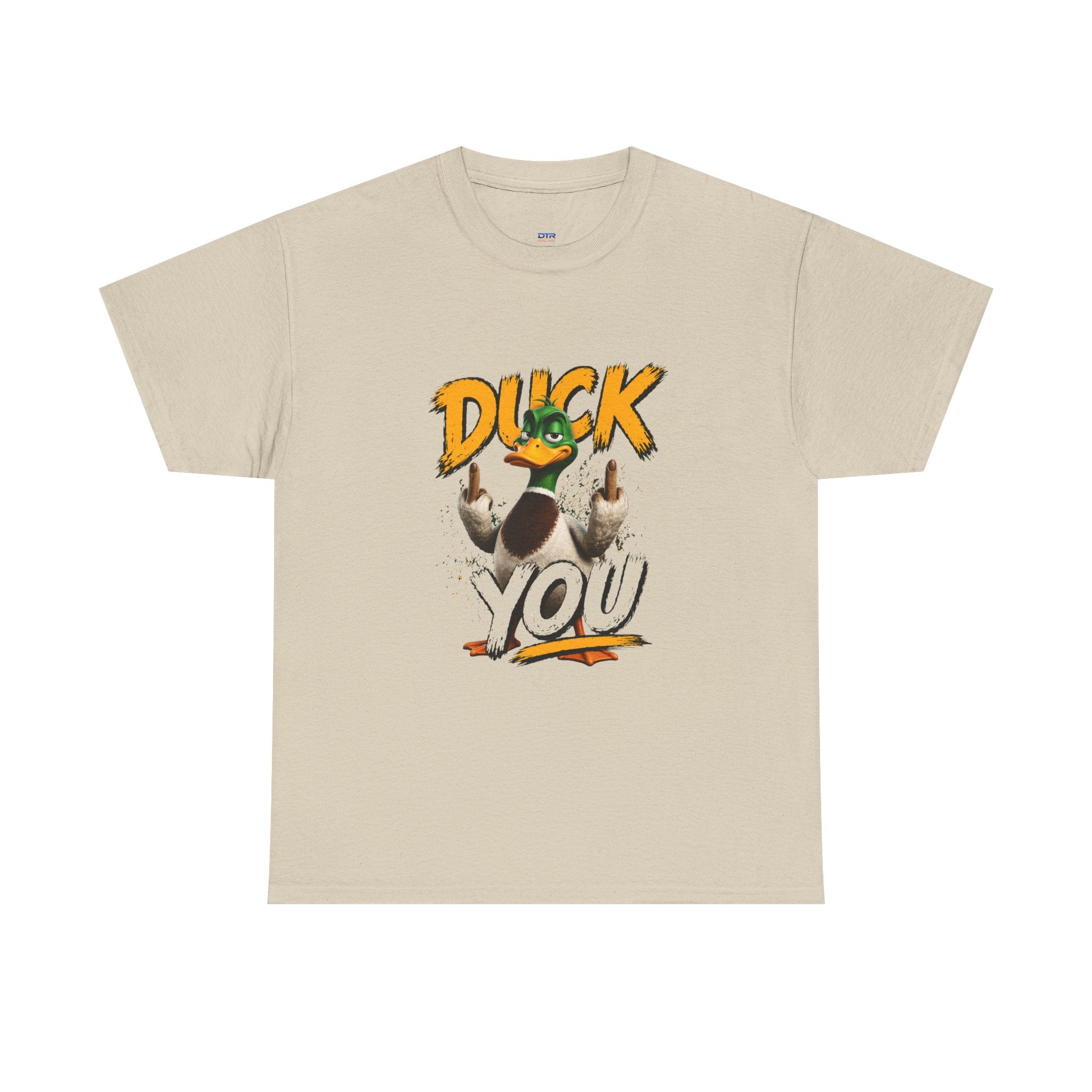 Duck You Graphic Tee — Funny Duck Middle Finger T‑Shirt