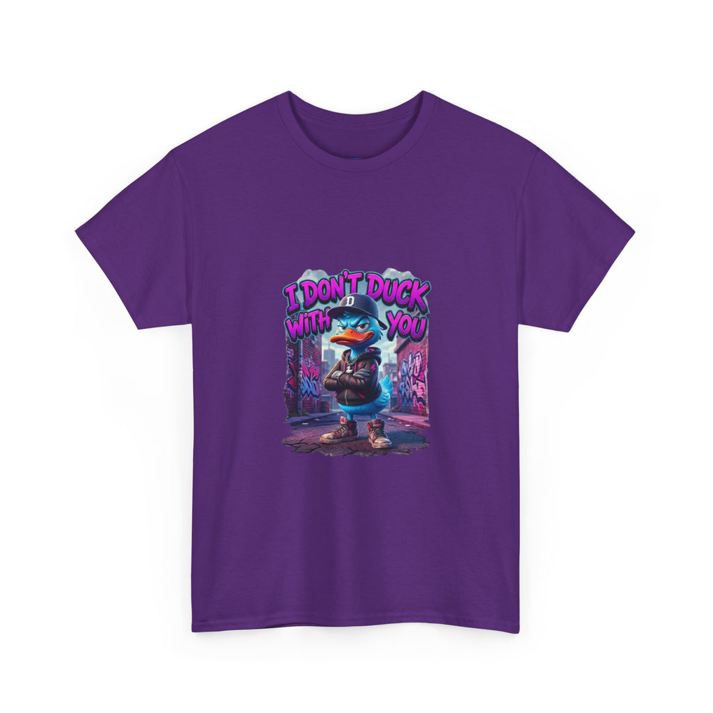 I Don't Duck With You duck character T-Shirt | streetwear graphic tee
