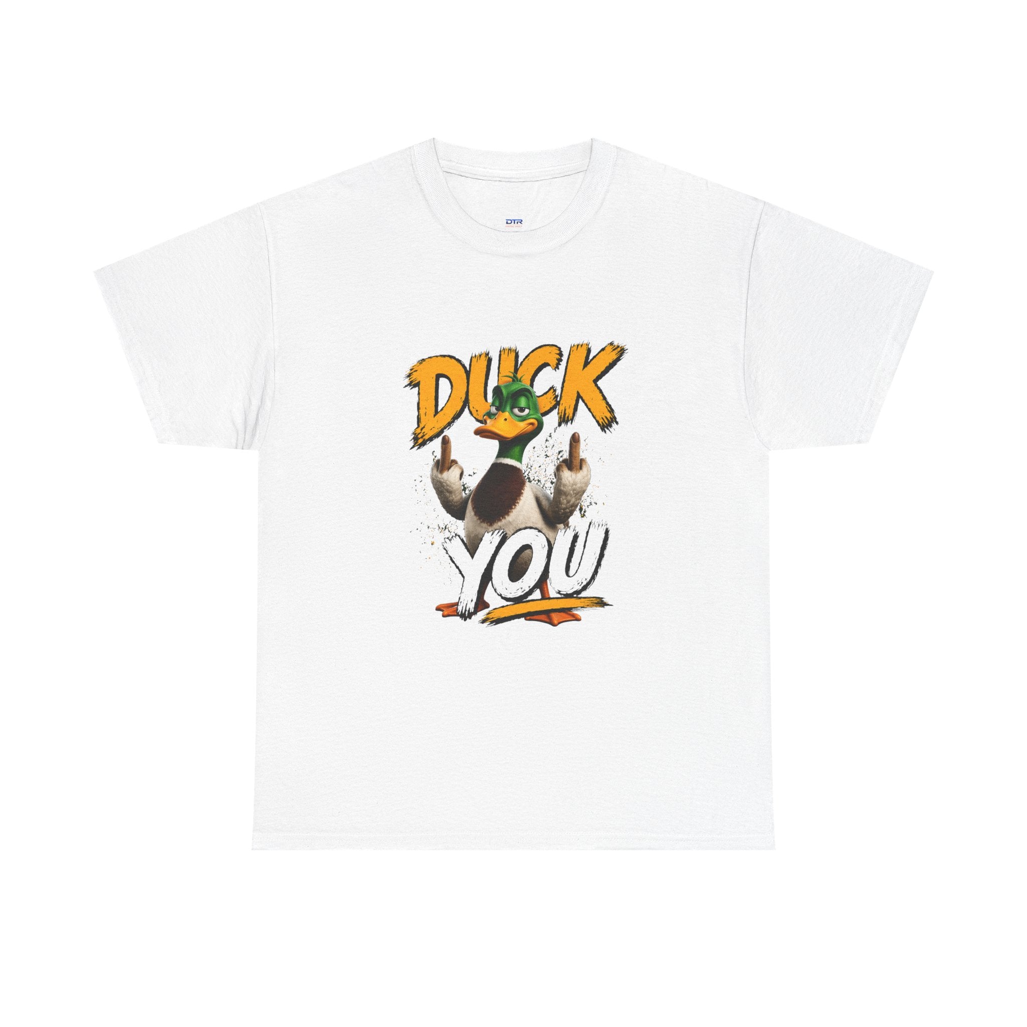 Duck You Graphic Tee — Funny Duck Middle Finger T‑Shirt