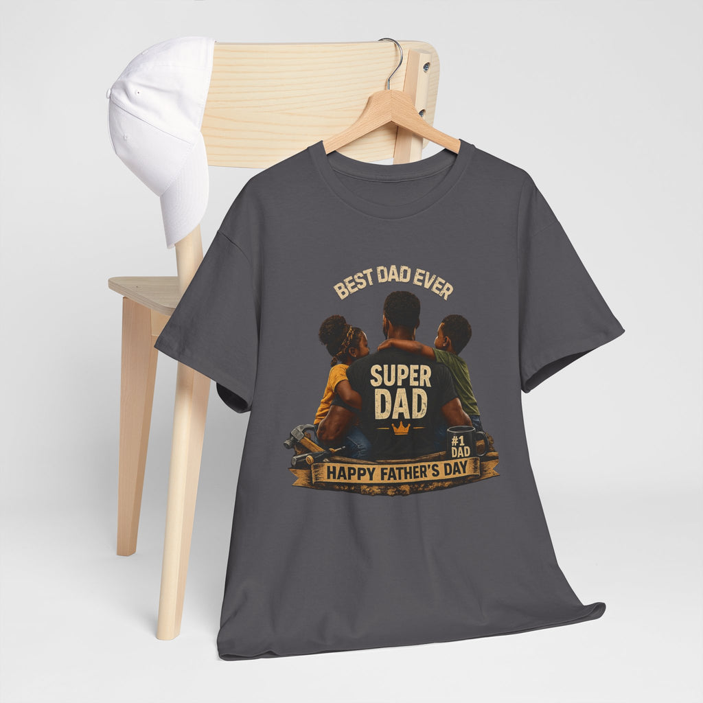 Super Dad T-Shirt — Best Dad Ever "Happy Father’s Day" Graphic Tee