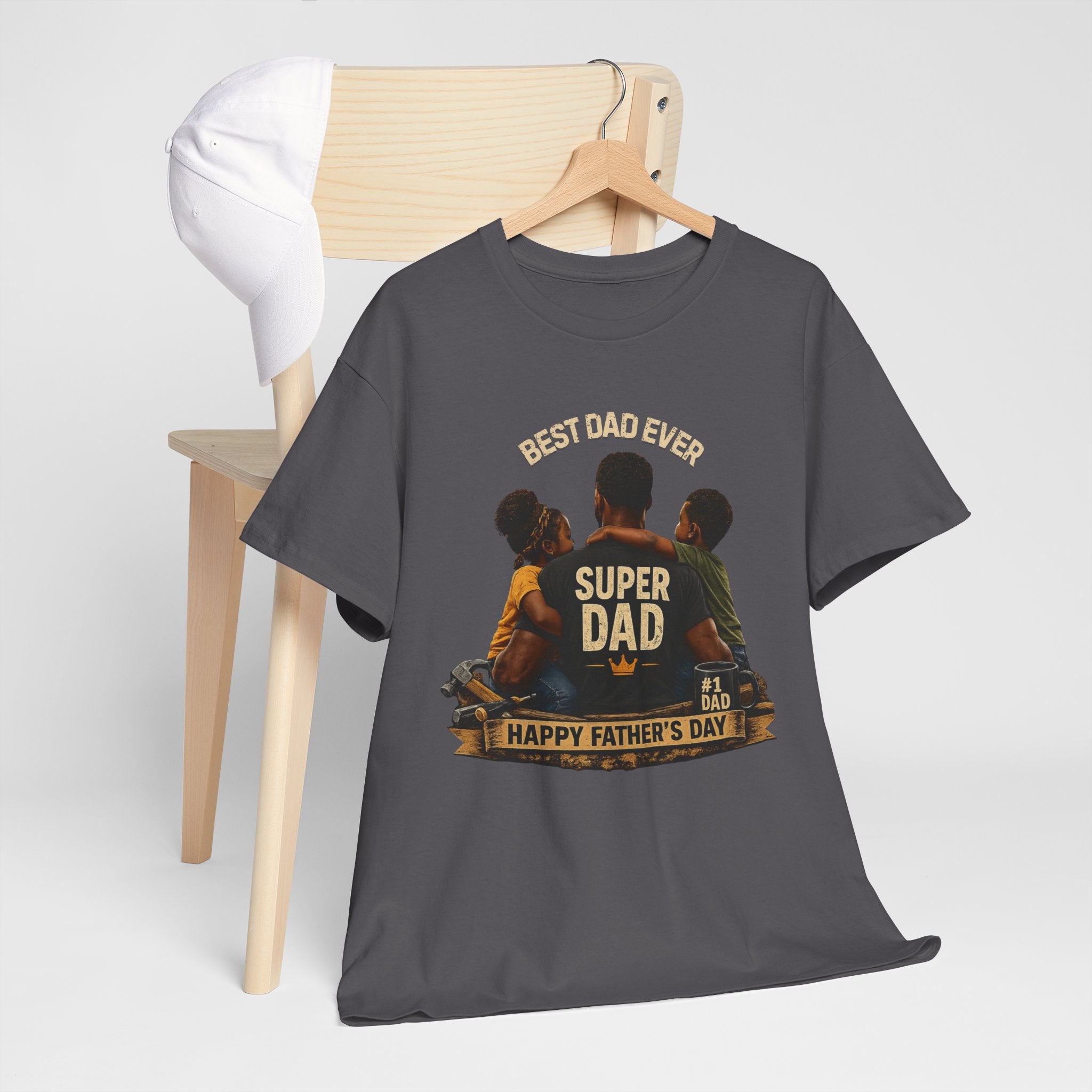 Super Dad T-Shirt — Best Dad Ever "Happy Father’s Day" Graphic Tee