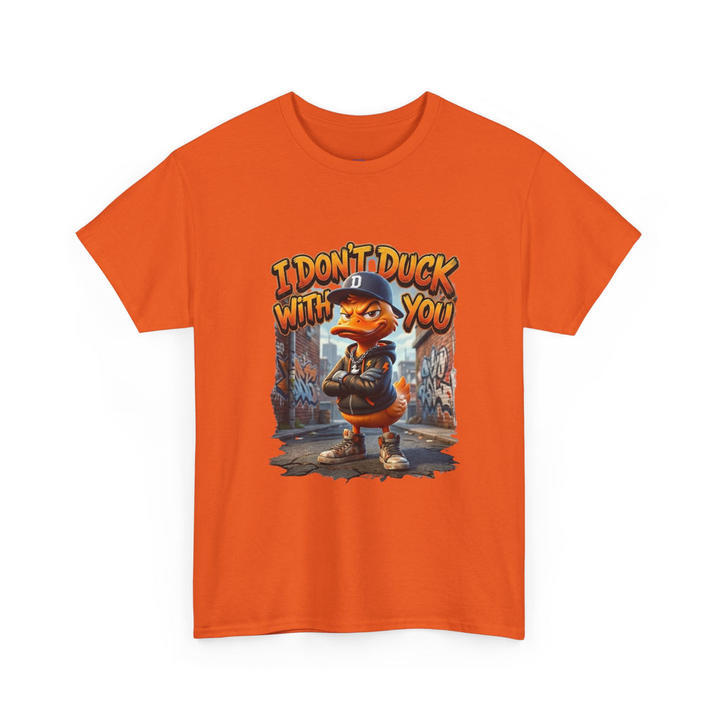 I Don't Duck With You duck character T-Shirt | streetwear graphic tee