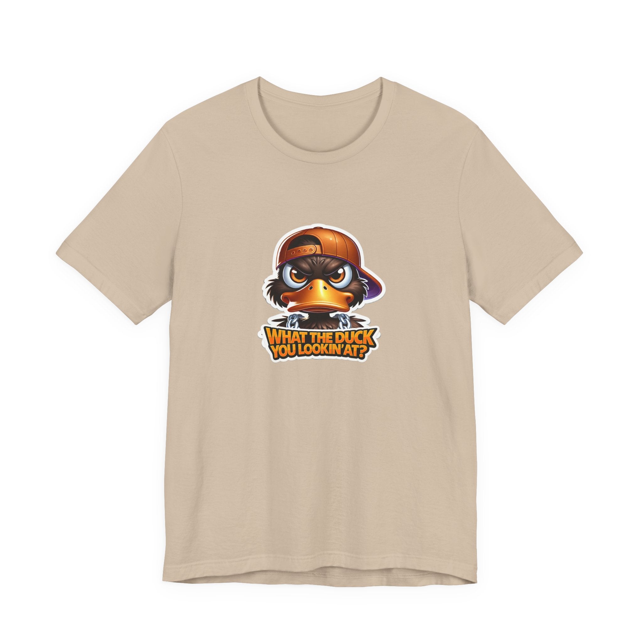 What The Duck You Lookin At? Duck Face Graphic Tee | Cute Cartoon Duck T-Shirt