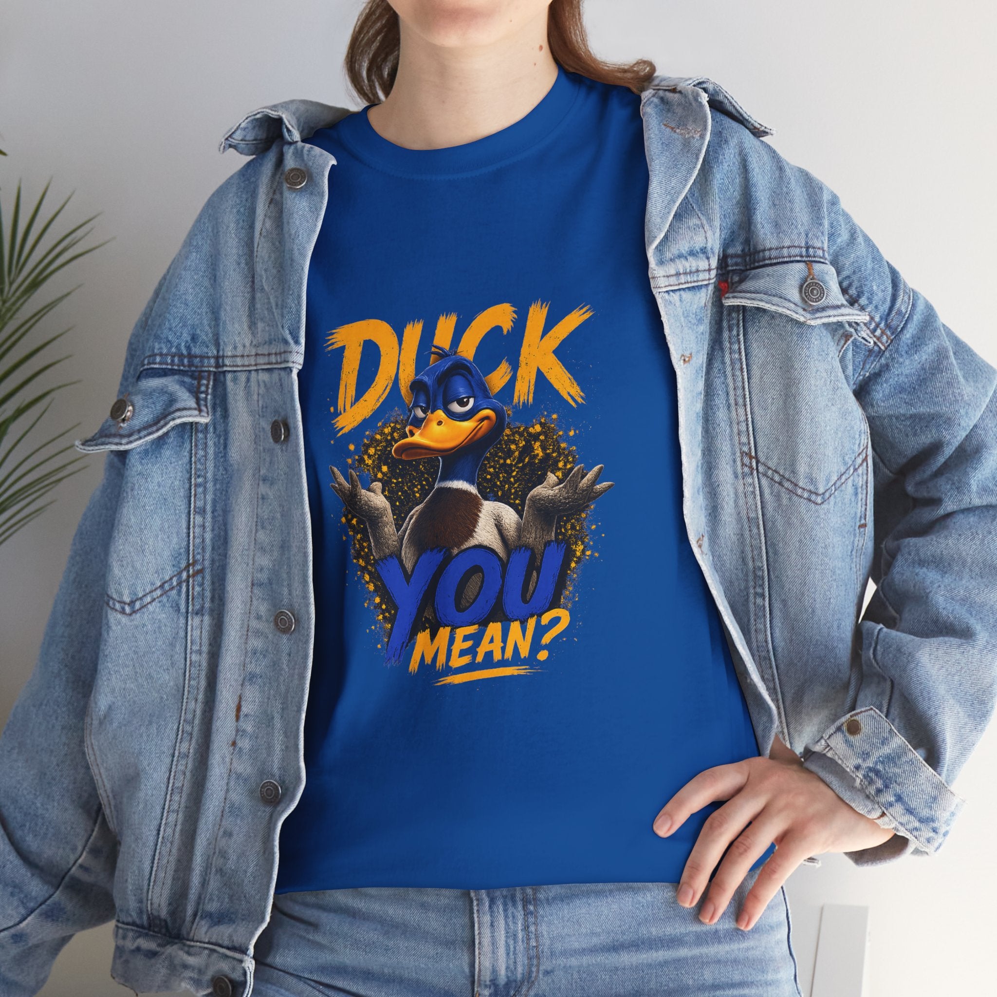 Duck You Mean Funny Duck Graphic T-Shirt