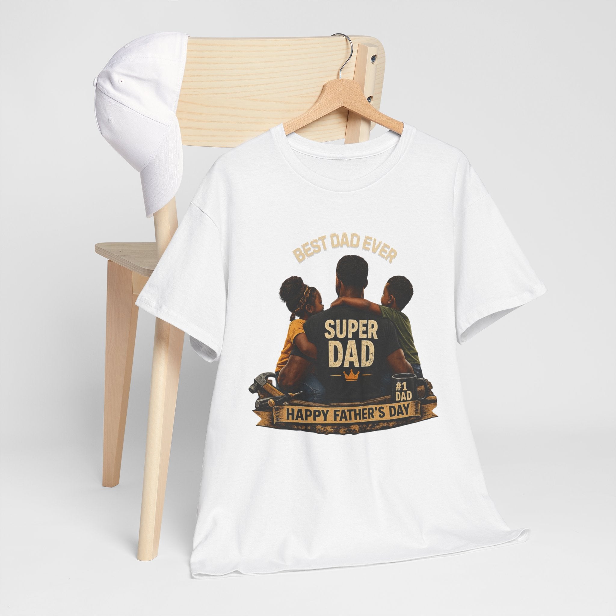Super Dad T-Shirt — Best Dad Ever "Happy Father’s Day" Graphic Tee