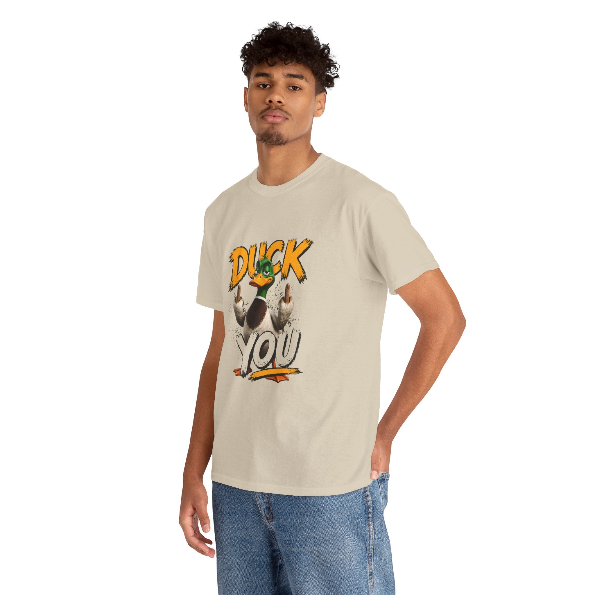 Duck You Graphic Tee — Funny Duck Middle Finger T‑Shirt