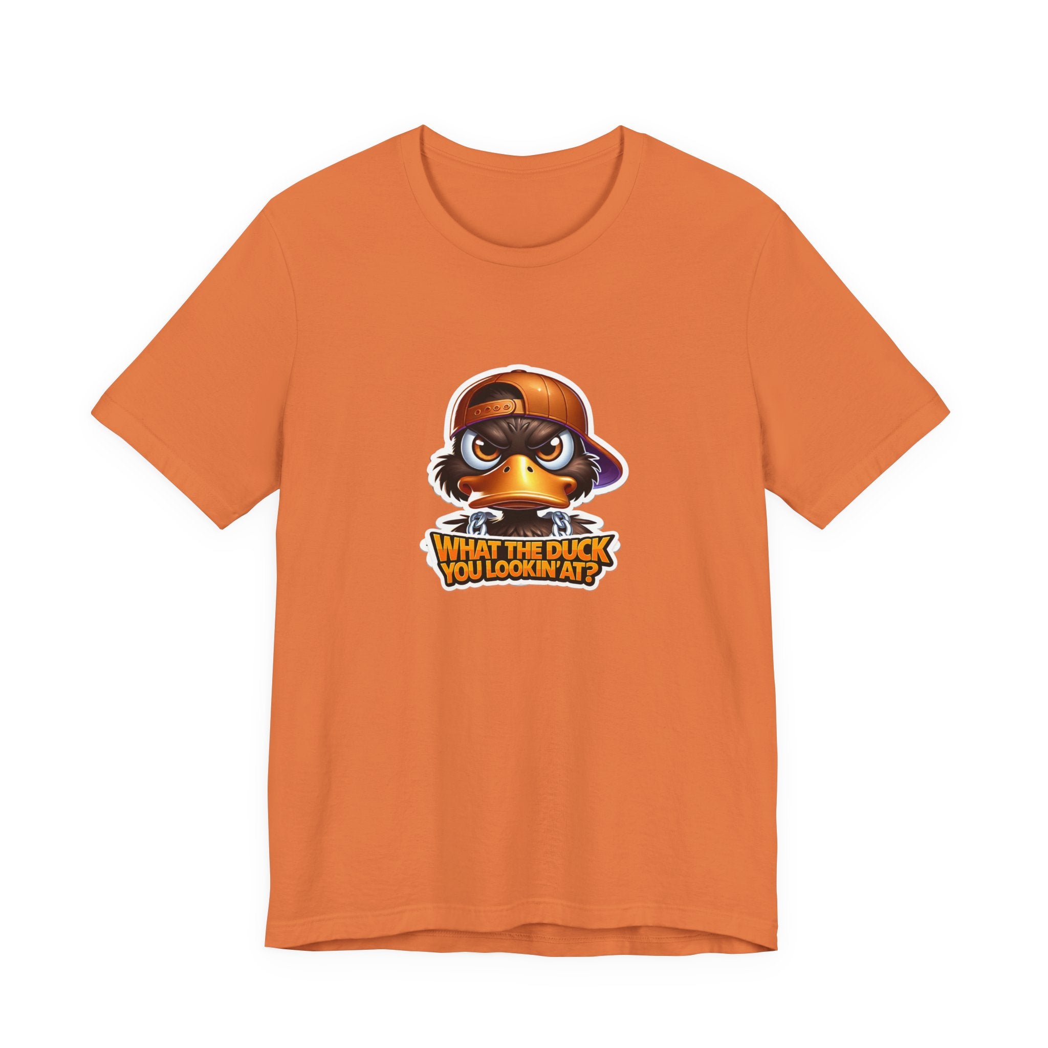 What The Duck You Lookin At? Duck Face Graphic Tee | Cute Cartoon Duck T-Shirt