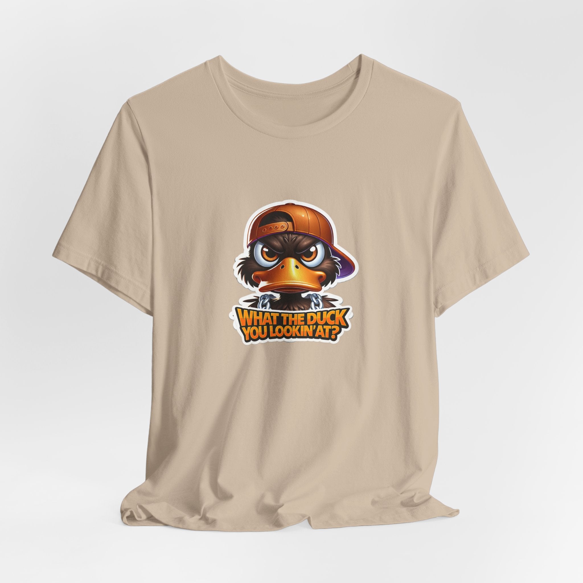 What The Duck You Lookin At? Duck Face Graphic Tee | Cute Cartoon Duck T-Shirt