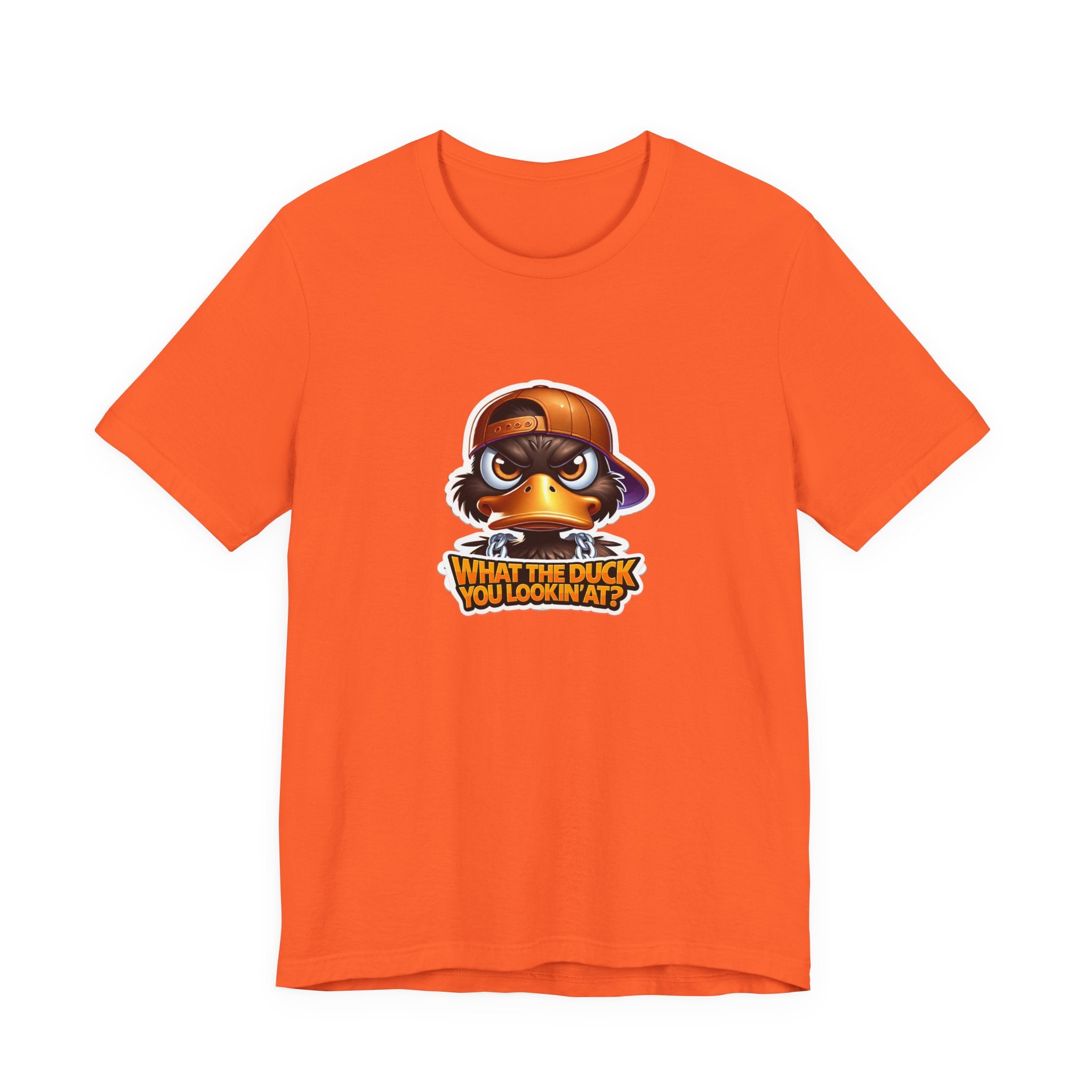 What The Duck You Lookin At? Duck Face Graphic Tee | Cute Cartoon Duck T-Shirt