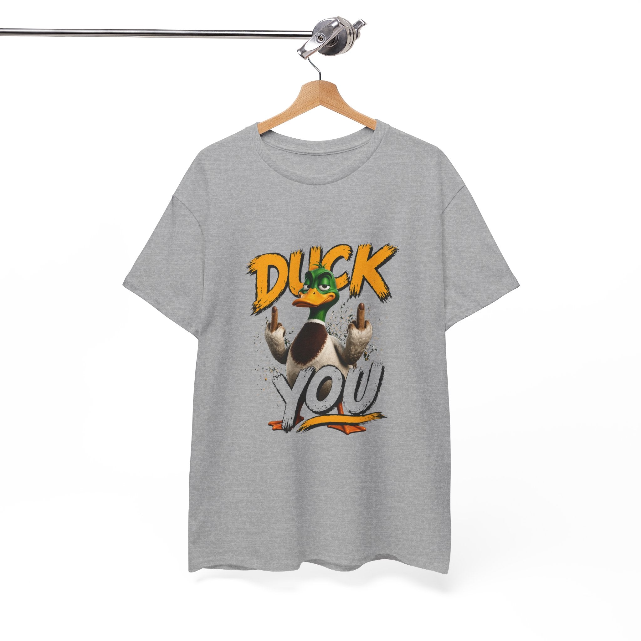Duck You Graphic Tee — Funny Duck Middle Finger T‑Shirt